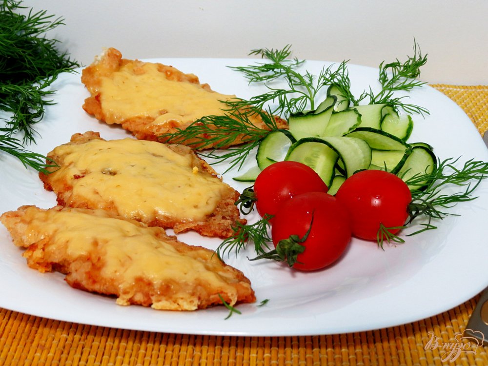 Отбивная с сыром и ананасом рецепт с пошагово в