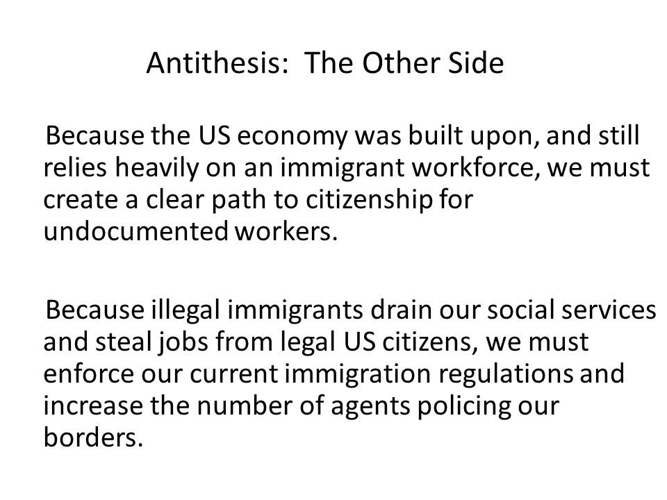 argumentative essay on immigration