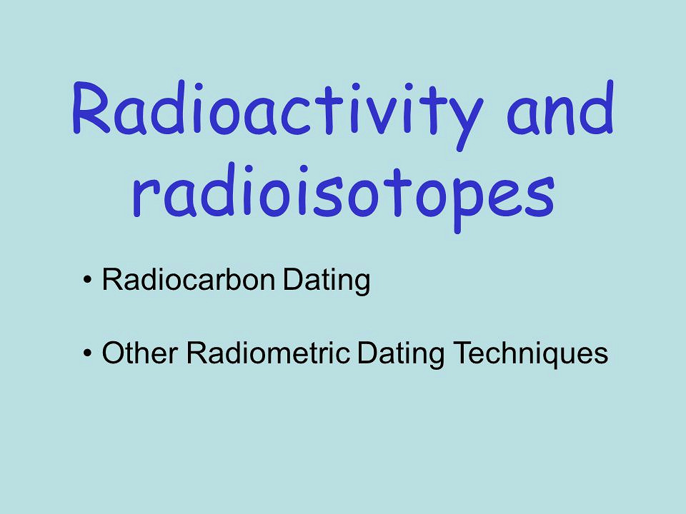 radiometric dating tulane university