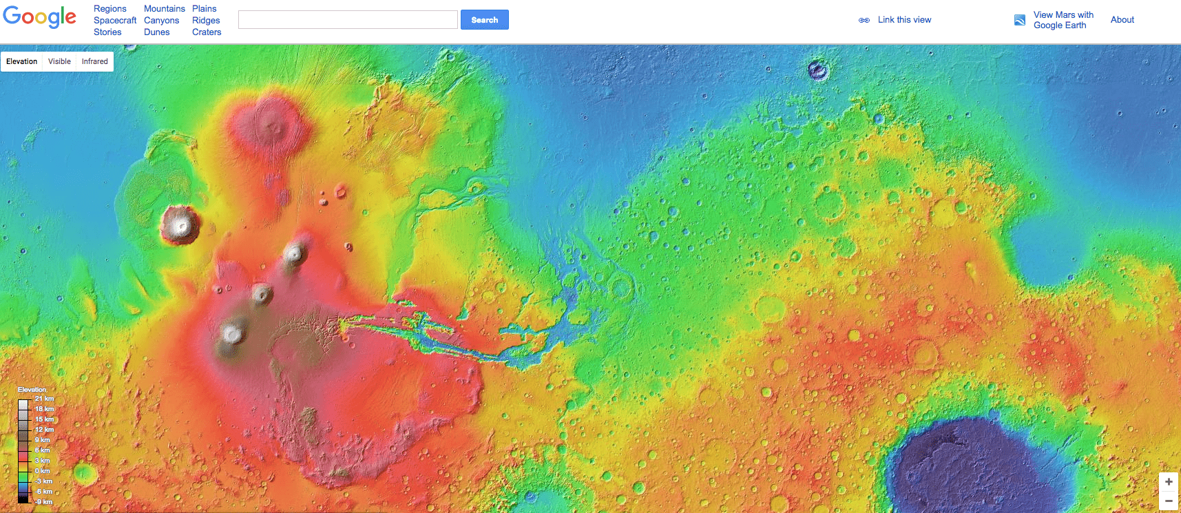 Карта марса google 3d со спутника в реальном времени