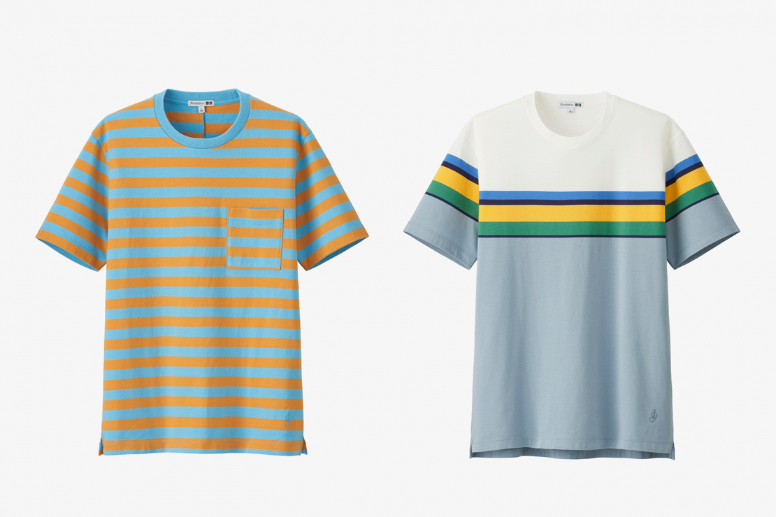 uniqlo jw anderson striped shirt