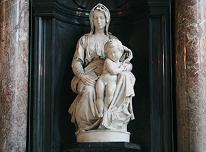 «Мадонна» Микеланджело Буонаротти из церкви Богоматери в Брюгге