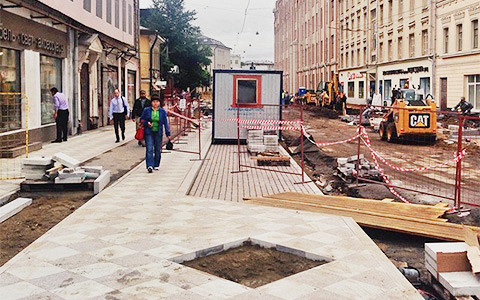 Реконструкция Пятницкой улицы в инстаграмах и хэштегах