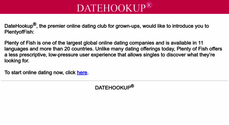 Dating site chat online