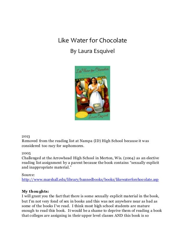 like water for chocolate essay