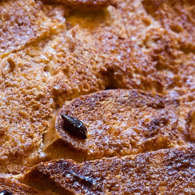 Рецепт Хлебный пудинг с горьким шоколадом, перцем и корицей