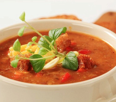 Рецепт Африканский ореховый суп с красными перцами