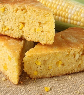 Рецепт Кукурузный хлеб с кумином, кинзой и луком