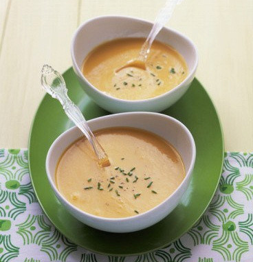 Рецепт Крем-суп из цветной капусты с чеддером и укропом