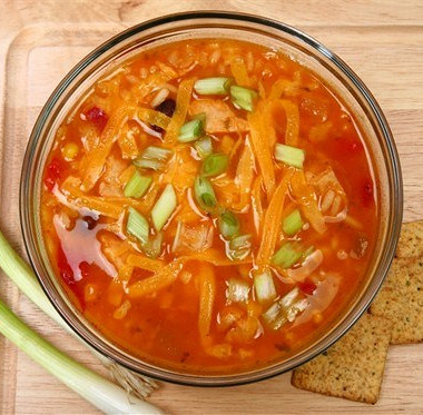 Рецепт Куриный суп с помидорами
