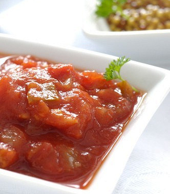 Рецепт Сальса из перцев халапеньо и томатилло