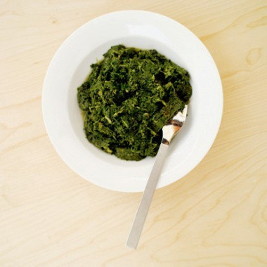 Рецепт Салат со шпинатом и хидзики