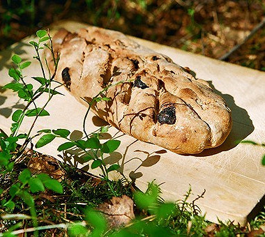 Рецепт Пшенично-ржаной хлеб с изюмом и тмином