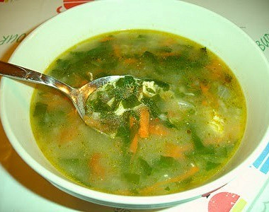 Рецепт Суп из шпината «Турецкий»