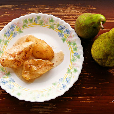 Рецепт Печеные груши с корицей и медом