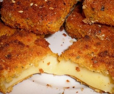 Рецепт Жареный сыр в панцире