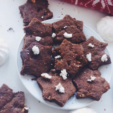 Рецепт Шоколадное печенье с зефиром