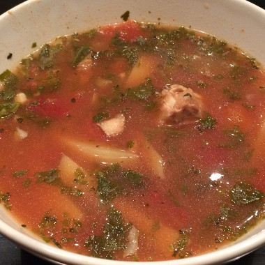 Рецепт Алжирский рыбный суп с мятой