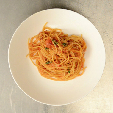 Фото рецепт Спагетти аматричана