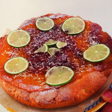 Рецепт Открытый пирог с лимонный кремом