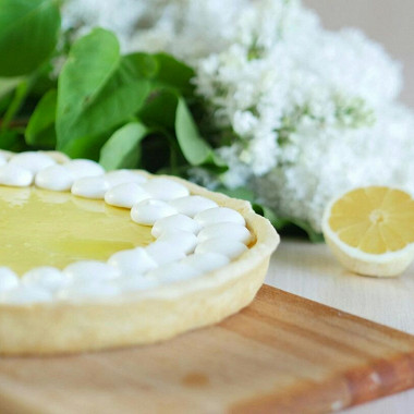 Рецепт Лимонный тарт с меренгой