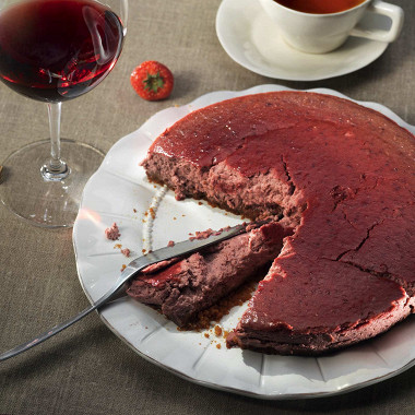 Фото рецепт Творожно-свекольный пирог