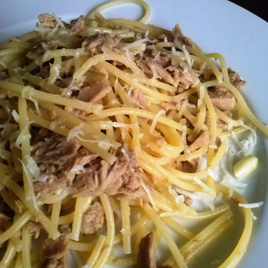 Рецепт Спагетти с тунцом