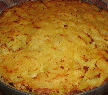 Рецепт Картофельная запеканка с цветной капустой