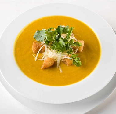 Рецепт Тыквенный суп со сливками и пармезаном