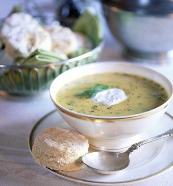 Рецепт Суп из нута, перца чили и кориандра