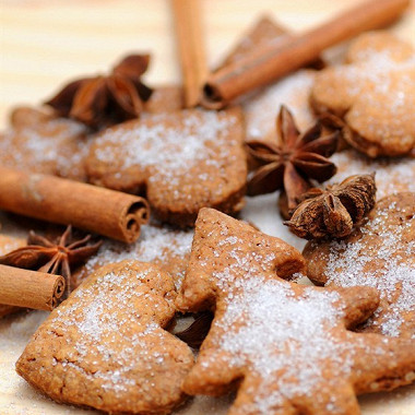 Рецепт Рождественское имбирное печенье в глазури