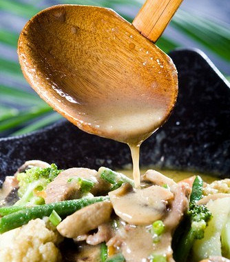 Рецепт Салат из гусиной печени со спаржей