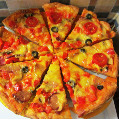 Рецепт Пицца «Новосибирская»