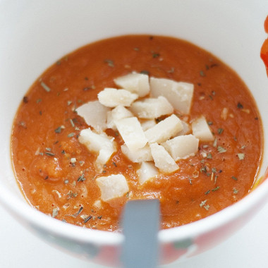 Рецепт Суп-пюре из запеченных томатов