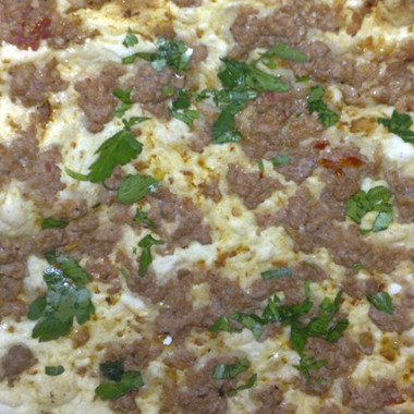 Рецепт Лахмаджун (Азербайджанская пицца)