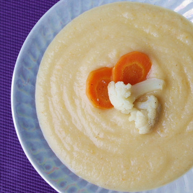 Рецепт Запеченный крем-суп из цветной капусты