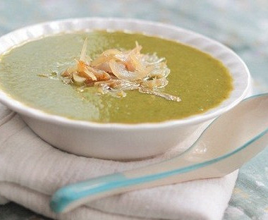 Рецепт Чечевичный суп-пюре со шпинатом