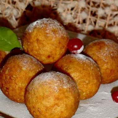 Рецепт Сладкие картофельно-кунжутные шарики