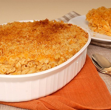Фото рецепт Суфле с макаронами и сыром