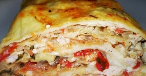 Салат с грибами, блинчиками и луком картинки Салат с грибами, блинчиками и луком картинки