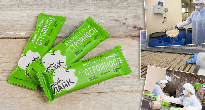 Как делают фабричные батончики-мюсли